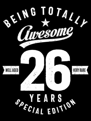 26 Year Old Gift | 26th Birthday Gift Ideas - Mens and Womens