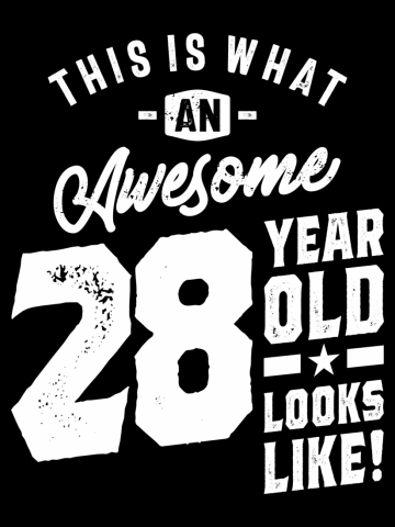 28 Year Old Gift | 28th Birthday Gift Ideas - Mens and Womens