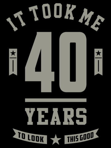 40 Years Old Birthday Gift