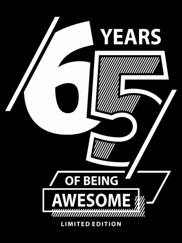 65 Years Of Being Awesome - 65th Birthday
