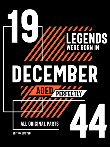 77th Birthday Legends Were Born In December 1944