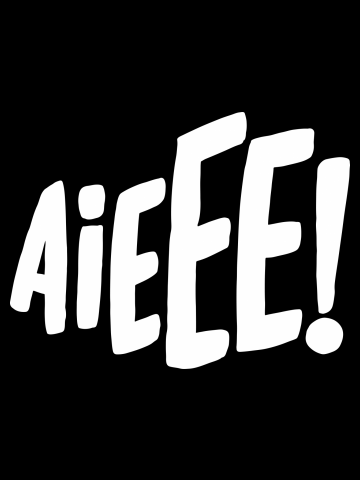 AIEEE! Retro Comic Text: Shock and Scares Await