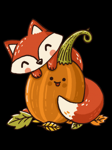 A Fox Jump Over Lazy Pumpking