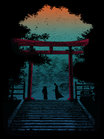 A Samurai Death Combat about to Begin...