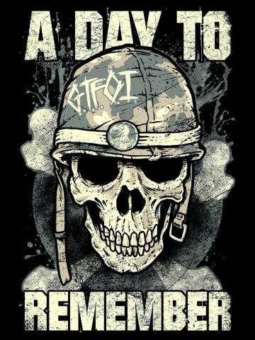 A day to remember - Army skull