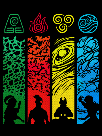 Action Four Elements of Avatar