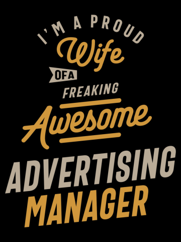 Advertising Manager Funny Job Title Occupation Profession
