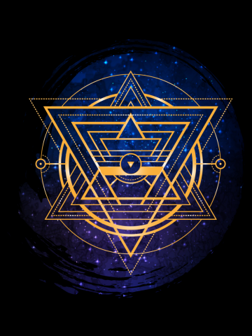 Alchemy Symbol - Sacred Geometry Triangle