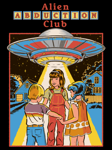 Alien Abduction Club (Black Variant)