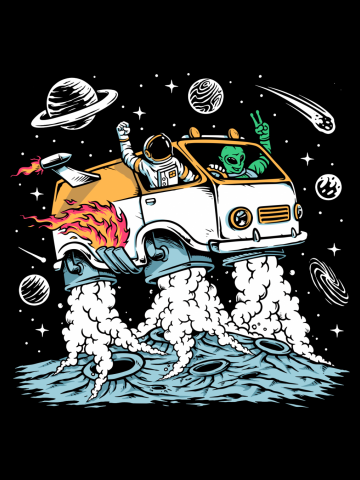 Alien Astronaut Van Life