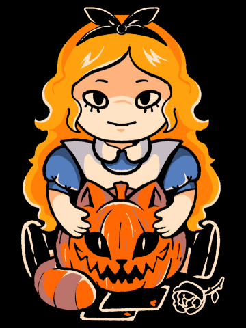 All Tricky Here - Dark Cute Alice Halloween Gift