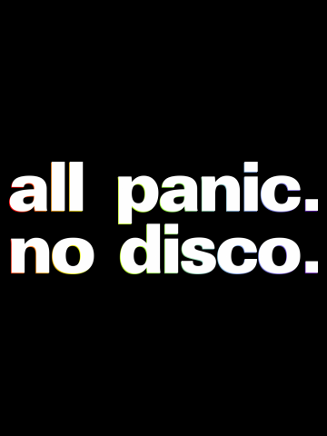 All panic no disco