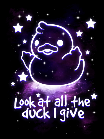 All the duck I give