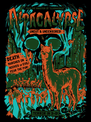 Alpacalypse! (Black Variant)