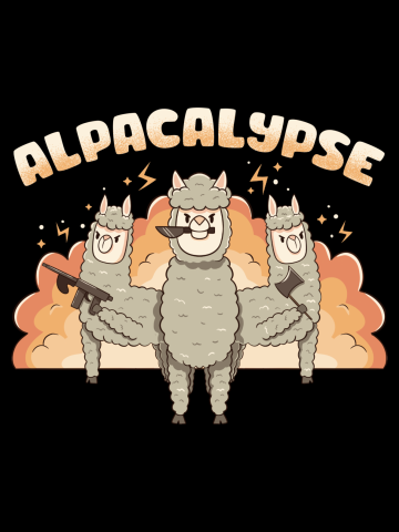Alpacalypse Funny Alpaca 