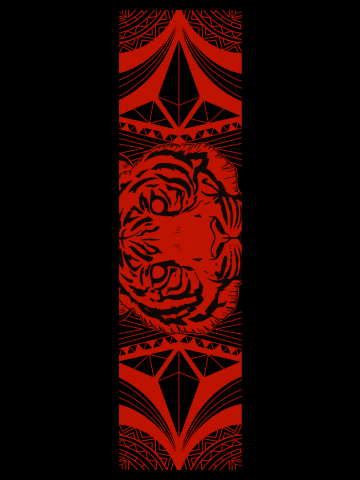 Alpha Red Tiger Deck Design