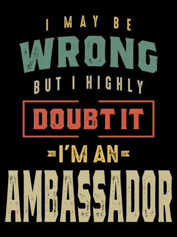Ambassador Job Title Gift