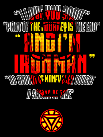 And I'm Iron Man