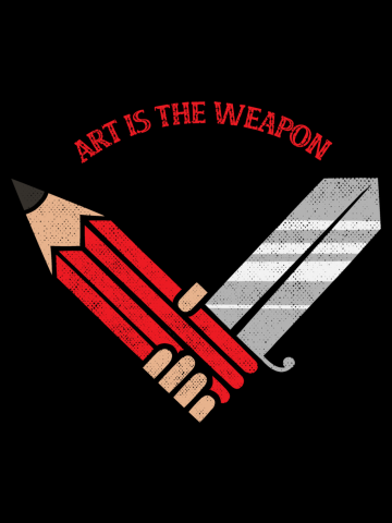 Art is the weapon