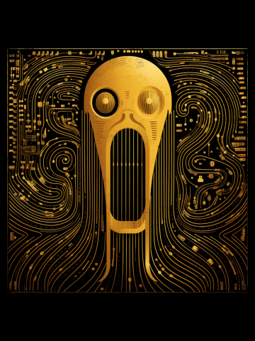 Artificial munch's the scream circuit diagram