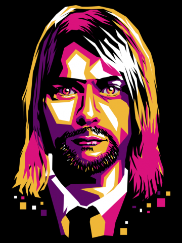 Artistic Kurt Cobain - Nirvana