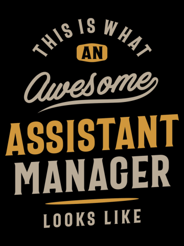 Assistant Manager Funny Job Title Occupation Profession