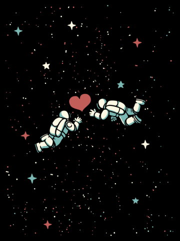 Astronaut Floating in Space