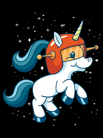 Astronaut Unicorn in Space Cute Unicorns