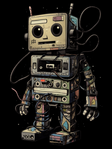 Audio Tapes Robot