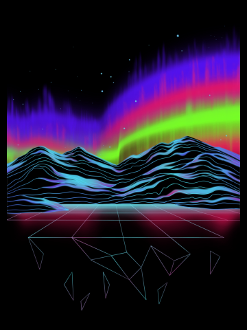 Aurora Synthwave