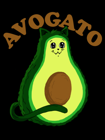 Avogato Cat Lover Cinco De Mayo Gift Cinco De Meow Cat Avocado