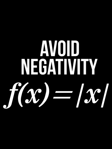 Avoid Negativity Math Equation Shirt Funny Math Teacher Gift