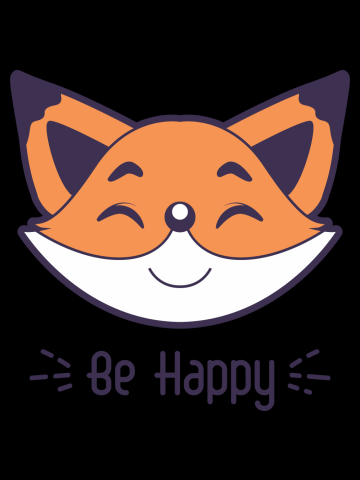 Be Happy fox