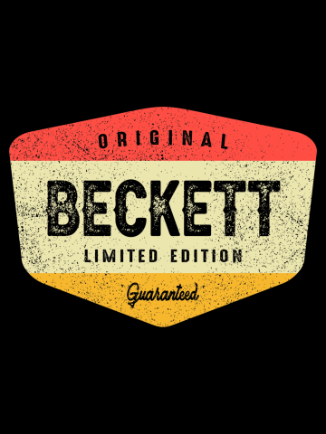 Beckett Personalized Name - Vintage Design Name Beckett