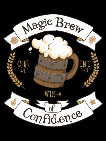 Beer - magic brew of confidence