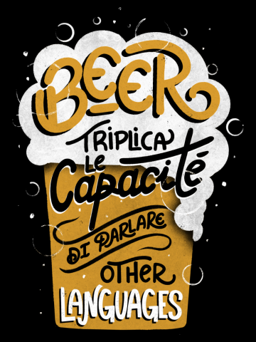 Beer Triplica Le Capacité Di Parlare Other Languages
