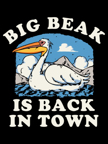 Big Beak Is Back In Town Pelican