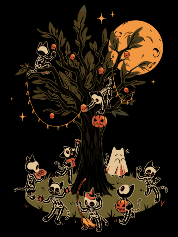 Black Cats Tree