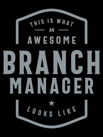 Branch Manager Funny Job Occupation