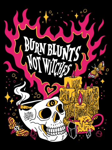 Burn Blunts Not Witches (Red Option)