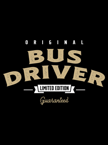 Bus Driver Funny Job Title Profession Birthday Worker