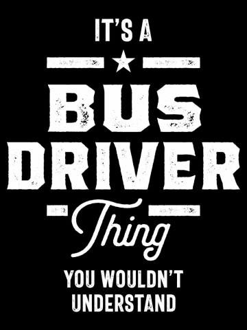 Bus Driver Work Job Title Gift