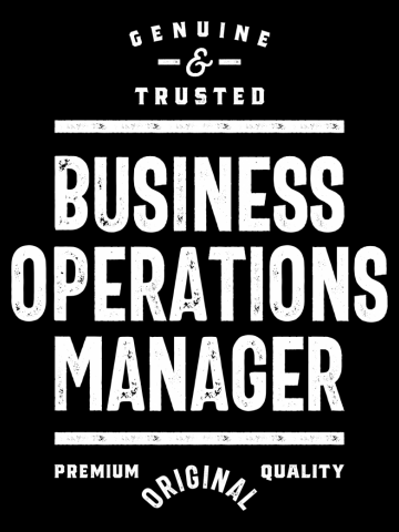 Business Operations Manager Gift Funny Job Title Profession Birthday Idea