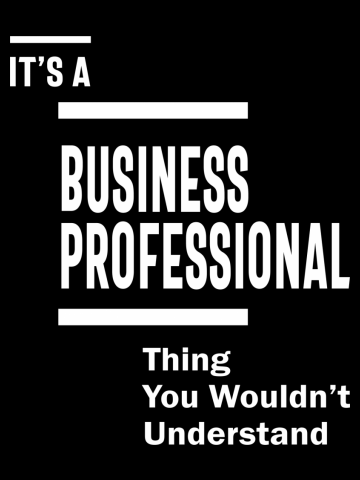 Business Professional Work Job Title Gift