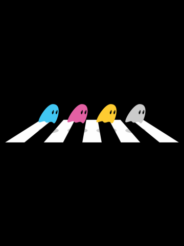 CMYK Ghosts Cross the Road