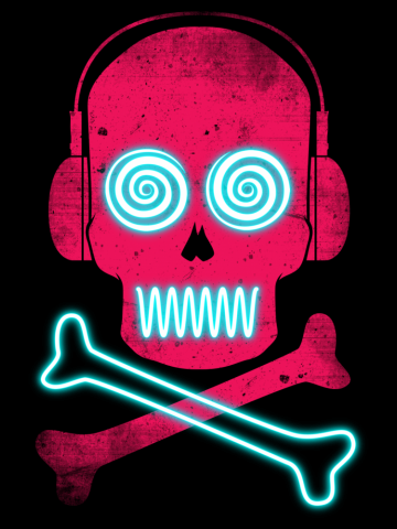 CROSS BONE NEON