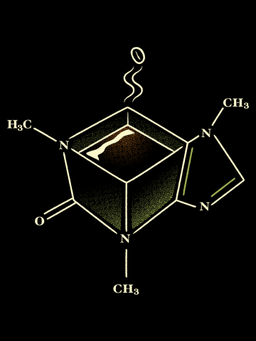 Caffeine Molecule Coffe Mug Science 