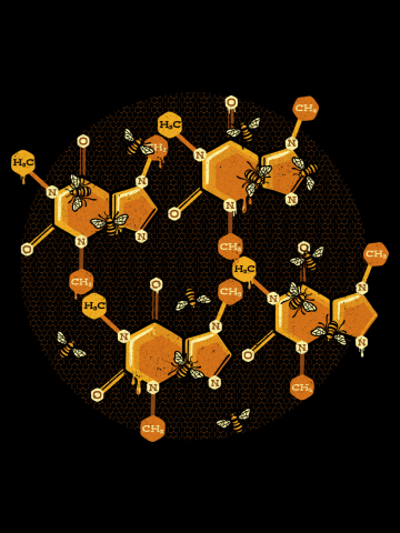 Caffeine Working Bee Hive