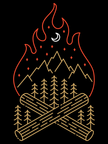 Campfire and Nature