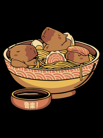 Capybara Cute Ramen